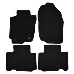 Premium Black velour car mats for TOYOTA Rav4 2013-2018 4pcs