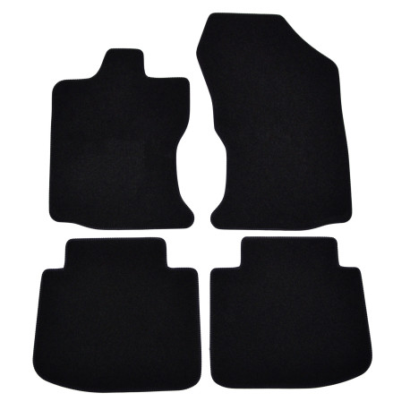За конкретен модел Premium Black velour car mats for SUBARU Outback 2021-up 4pcs | race-shop.bg