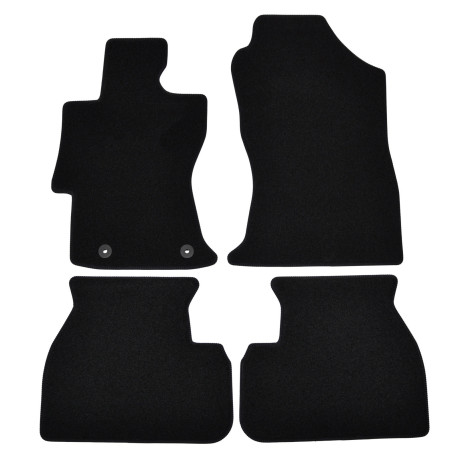За конкретен модел Premium Black velour car mats for SUBARU Impreza 2018-up 4pcs | race-shop.bg