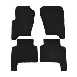 Premium Black velour car mats for SUBARU Outback 2009-2015 4pcs