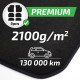 За конкретен модел Premium Black velour car mats for SSANGYONG Rexton 7 seat 2018-up 6pcs | race-shop.bg