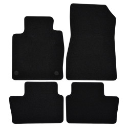 Premium Black velour car mats for NISSAN Juke 2019-up 4pcs