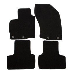 Premium Black velour car mats for MITSUBISHI ASX 2019-2023 4pcs