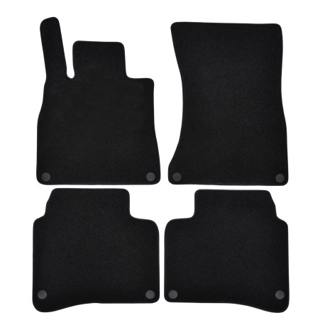 За конкретен модел Premium Black velour car mats for MERCEDES S W222 2013-2020 4pcs | race-shop.bg