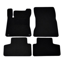 Premium Black velour car mats for MERCEDES GLB X247 2020-up 4pcs