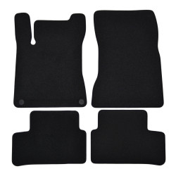 Premium Black velour car mats for MERCEDES GLA H247 2020-up 4pcs