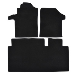 Premium Black velour car mats for MERCEDES A W176 2013-2017