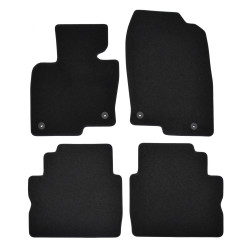 Premium Black velour car mats for MAZDA CX5 2017-up 4pcs