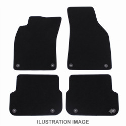 Premium Black velour car mats for KIA Niro 2022-up 4pcs