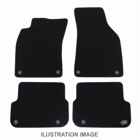 За конкретен модел Premium Black velour car mats for KIA Niro 2022-up 4pcs | race-shop.bg
