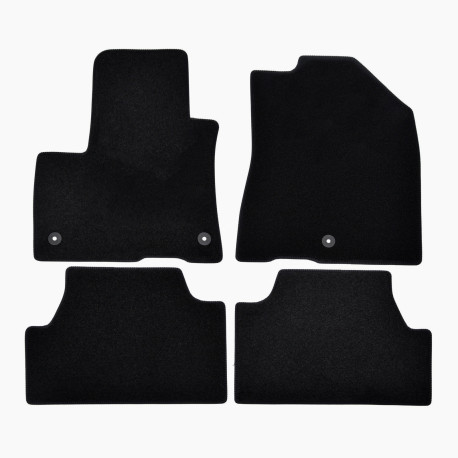 За конкретен модел Premium Black velour car mats for KIA Soul Electric 2019-up 4pcs | race-shop.bg