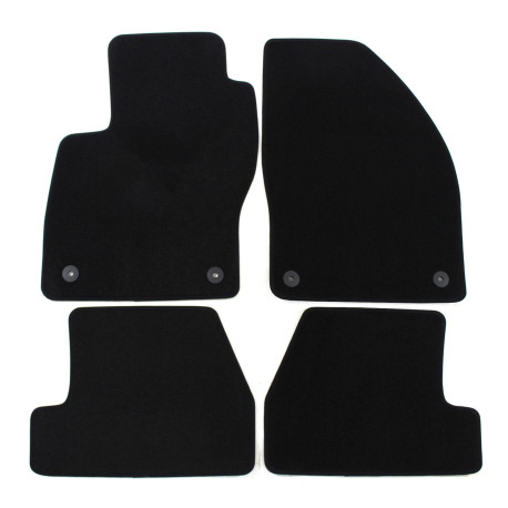 За конкретен модел Premium Black velour car mats for FORD Focus 2011-2017 4pcs | race-shop.bg