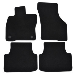 Premium Black velour car mats for CUPRA Formentor 2020-up 4pcs