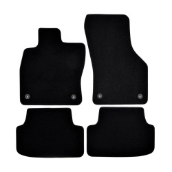 Premium Black velour car mats for BMW X2 F39 2018-2023 4pcs