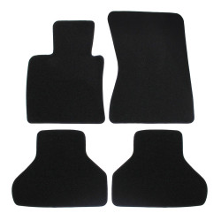 Premium Black velour car mats for BMW X5 E70 2007-2012 4pcs
