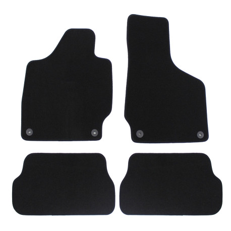 За конкретен модел Premium Black velour car mats for AUDI TT 8J 2006-2014 4pcs | race-shop.bg