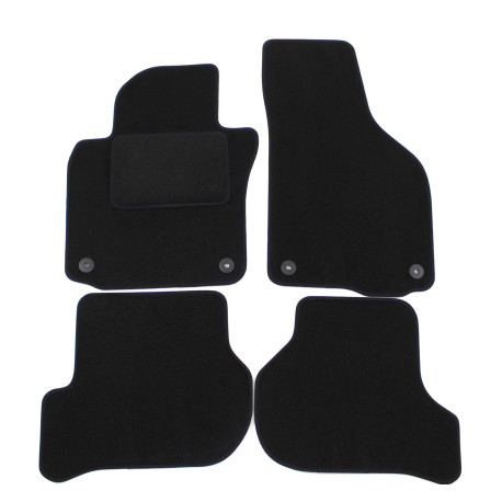 За конкретен модел Velour car mats for VOLKSWAGEN VW Golf VI 2009-2012 4pcs | race-shop.bg