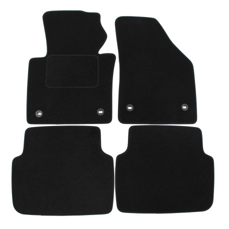 За конкретен модел Velour car mats for VOLKSWAGEN VW Touran 2003-2010 4pcs | race-shop.bg