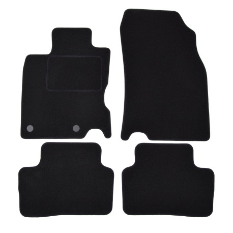 За конкретен модел Velour car mats for Renault Kadjar 2015-up 4pcs | race-shop.bg