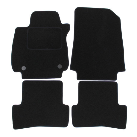 За конкретен модел Velour car mats for Renault Clio IV 2012-2019 4pcs | race-shop.bg