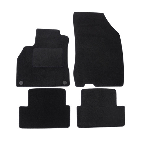За конкретен модел Velour car mats for Renault Fluence 2009-2017 4pcs | race-shop.bg