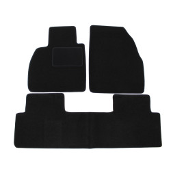 Velour car mats for Renault Scenic II 2009-2016 3pcs