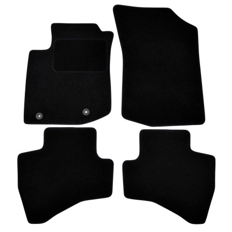 За конкретен модел Velour car mats for Peugeot 107/ Citr. C1/Aygo 2014-up 4pcs | race-shop.bg
