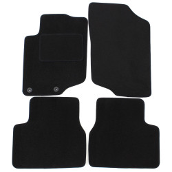 Velour car mats for Peugeot 207 2006-2012 4pcs