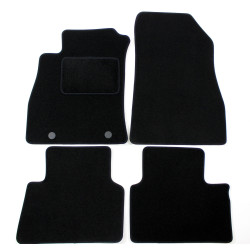 Velour car mats for Nissan Juke 2010-2018 4pcs