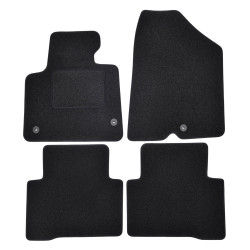 Velour car mats for Hyundai Santa Fe 2013-2017 4pcs