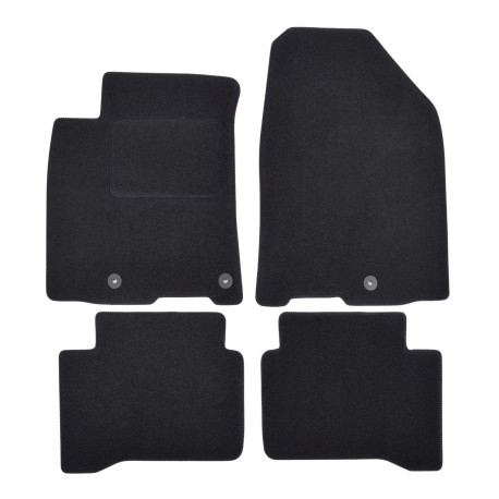 За конкретен модел Velour car mats for Hyundai Ioniq hybrid 2017-2019 4pcs | race-shop.bg