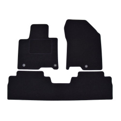 Velour car mats for Hyundai Santa Fe 2018-2020 3pcs