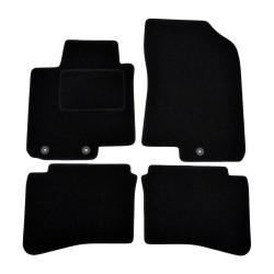 Velour car mats for Hyundai i20 2015-2020 4pcs