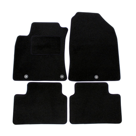 За конкретен модел Velour car mats for Hyundai i30 2017-up 4pcs | race-shop.bg