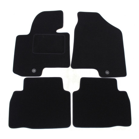 За конкретен модел Velour car mats for Hyundai Ix35 2010-2015 4pcs | race-shop.bg