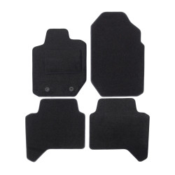 Velour car mats for Ford Ranger T6 2013-up 4pcs