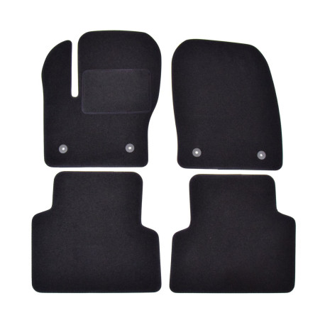 За конкретен модел Velour car mats for Ford Kuga 2013-2019 4pcs | race-shop.bg