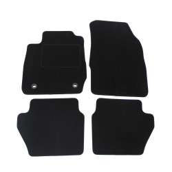 Velour car mats for Ford Fiesta 2008-2017 4pcs