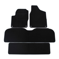 Velour car mats for Ford Galaxy / Alhambra Sharan 1994-2010 7miest 6pcs