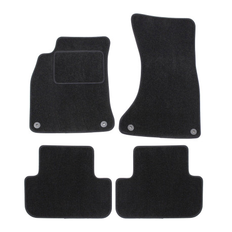 За конкретен модел Velour car mats for Audi A5 2008-2016 4pcs | race-shop.bg