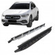 Side steps for Mercedes GLA H247 2019-up OE style (Black)