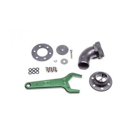 Tank top plates and refueling necks RADIUM ENGINEERING Remote Mount Fill Neck - 24AN Elbow - 1.5in Barb | race-shop.bg