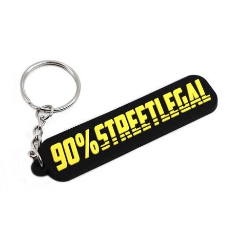 Ключодържатели PVC гумен ключодържател "90% Street Legal" | race-shop.bg