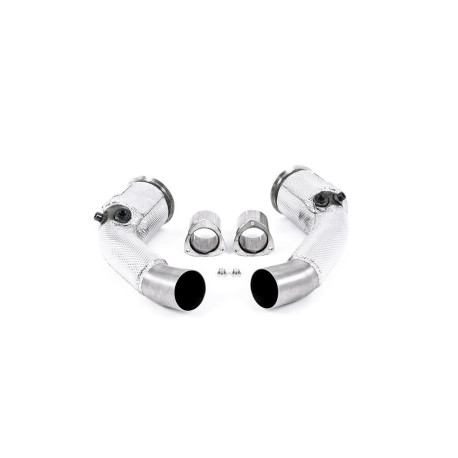 Изпускателни системи Milltek Milltek Large-bore downpipes with cats for Audi RS6 V8 bi-turbo Performance (C8) (non-GPF, OE) 2020+ | race-shop.bg