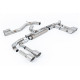 Milltek GPF-back exhaust (loudest) for Audi S3 Saloon/Sedan 310PS & 333PS (8Y) (GPF) 2020+ - Brushed titanium tips