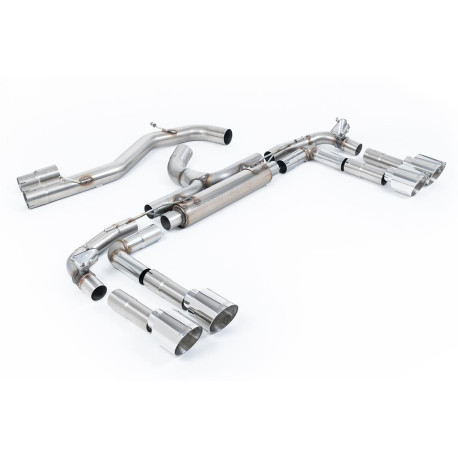 Изпускателни системи Milltek Milltek GPF-back exhaust (loudest) for Audi S3 Saloon/Sedan 310PS & 333PS (8Y) (GPF) 2020+ - Polished tips | race-shop.bg