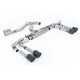 Milltek GPF-back exhaust (loudest) for Audi S3 Saloon/Sedan 310PS & 333PS (8Y) (GPF) 2020+ - Carbon tips