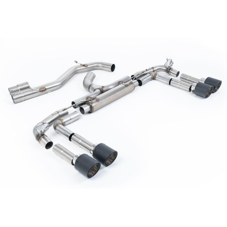 Изпускателни системи Milltek Milltek GPF-back exhaust (loudest) for Audi S3 Saloon/Sedan 310PS & 333PS (8Y) (GPF) 2020+ - Carbon tips | race-shop.bg