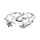 Milltek Cat-back exhaust resonated for Audi S4 3.0 Turbo V6 (B9) (non-GPF, non Sport Diff) 2016+ - Polished tips