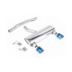 Milltek Cat-back exhaust (louder) for Audi TT 3.2 V6 quattro Coupe/Roadster (non-GPF) 2003-2006 - Burnt/blue titanium tips